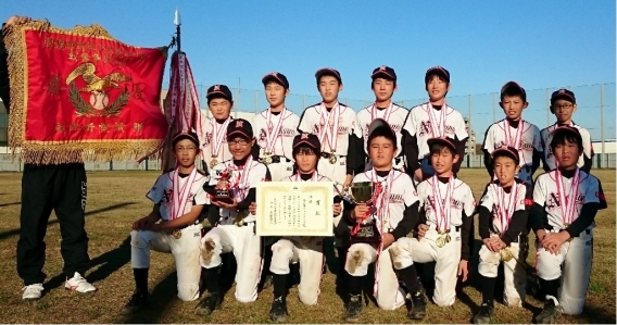 第４０回松戸市少年軟式野球連盟卒業記念大会(読売新聞旗争奪戦）優勝